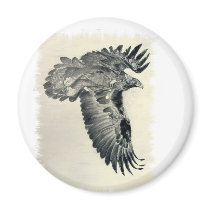 Golden Eagle Magnet