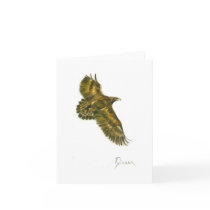 Golden Eagle Note Card