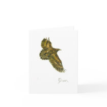 Golden Eagle Note/Greeting Card