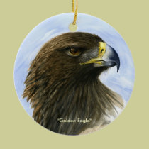 "Golden Eagle" Ornament-watercolor painting ornaments