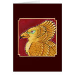 Golden eagle pheonix card