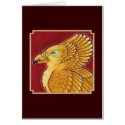 Golden eagle pheonix card