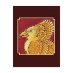 Golden eagle pheonix postcard