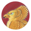 Golden eagle pheonix sticker