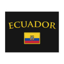Golden Ecuador postcards