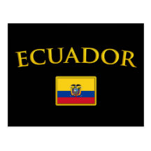 Golden Ecuador Postcard
