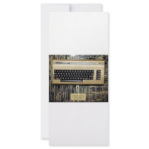 GOLDEN EDITION C64 PERSONALIZED RACK CARD