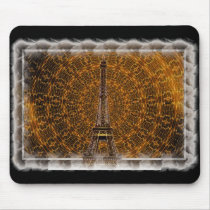 Golden Eiffel Tower Mousepad by elena_indolfi Golden Eiffel Tower Mousepad