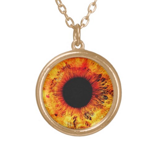 Golden Eye Pendant Necklace Third Eye Jewelry Zazzle