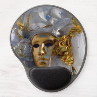 Golden Face Gel Mouse Pad