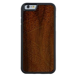 GOLDEN FILIGREE DESIGN iPhone 6 case Carved® Walnut iPhone 6 Bumper Case