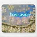 Golden filigree - Your Name mousepads by Zenyaris Golden filigree - Your Name mousepads