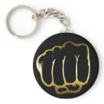 GOLDEN FIST KEYCHAIN