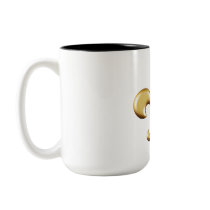 Golden Fleur De Lis Coffee Mug