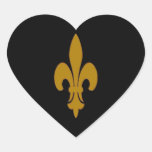Golden Fleur De Lis Stickers