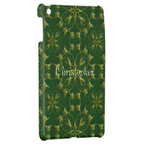 Golden Floral Damask iPad Mini Case Template ipad mini cases