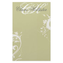 Golden Floral Monogrammed stationery by 911business Golden Floral Monogrammed stationery