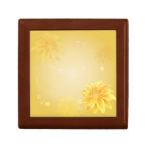 Golden Floral Tile Gift Box