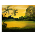 golden florida sky posters