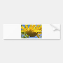 Golden Flower Bumper Stickers