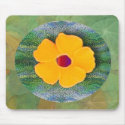 Golden flower mousepads