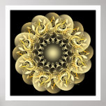 Golden Flower Poster