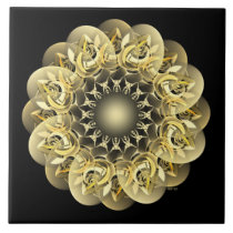 Golden Flower Tiles