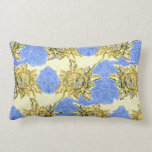 Golden Flowers by Alexandra Cook Throw Pillows