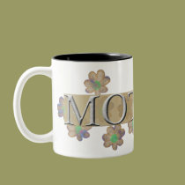 Golden Flowers For Mother mugs