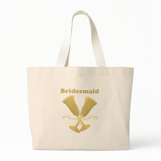 Golden Flutes Bridesmaid gift bag