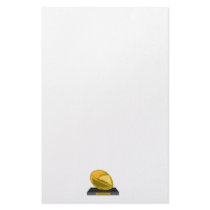 golden football champions stationery paper