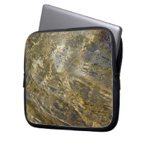 Golden Fountain Water laptop sleeves