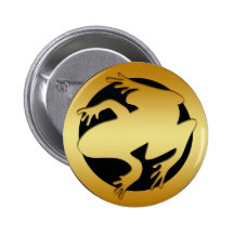 GOLDEN FROG PINS
