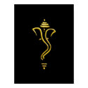 Golden Ganesha posters