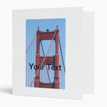 Golden Gate 3 Ring Binder