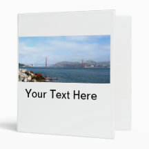 Golden Gate 3 Ring Binder