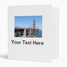 Golden Gate 3 Ring Binders