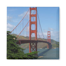Golden Gate Bridge 2 Fridge Magnets