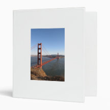 GOLDEN GATE BRIDGE 3 RING BINDERS