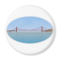 Golden Gate Bridge: 3D Model: Fridge Magnets