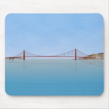 Golden Gate Bridge: 3D Model: Mouse Mats