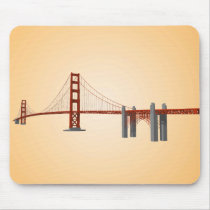 Golden Gate Bridge: 3D Model: Mousepad by spiritswitchboard Golden Gate Bridge: 3D Model: Mousepad