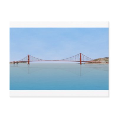 Golden Gate Bridge: 3D Model: Post Cards by spiritswitchboard