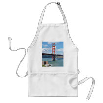 Golden Gate Bridge And Fort Point In San Francisco aprons by lifesphere Golden Gate Bridge And Fort Point In San Francisco aprons