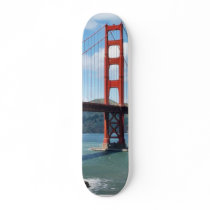 Golden Gate Bridge And Fort Point In San Francisco skateboards by lifesphere Golden Gate Bridge And Fort Point In San Francisco skateboards