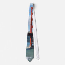 Golden Gate Bridge And Fort Point In San Francisco Neckwear