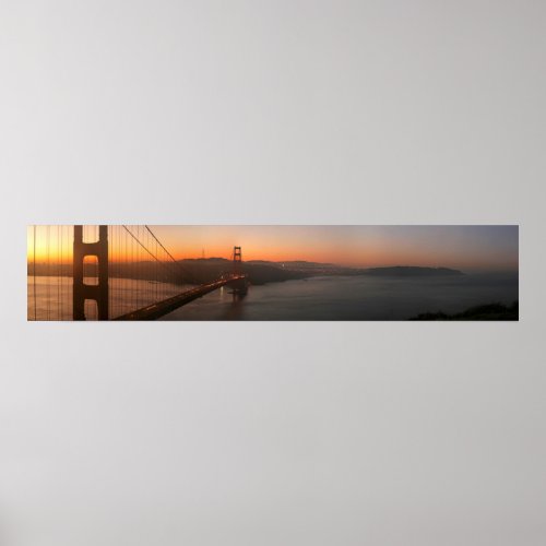 Golden Gate Bridge and Presidio at Dawn zazzle_print