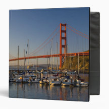 Golden Gate Bridge and San Francisco 2 Binders