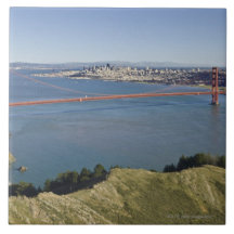 Golden Gate Bridge and San Francisco. 4 Tile