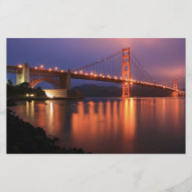 Golden Gate Bridge at Night Full Color Flyer